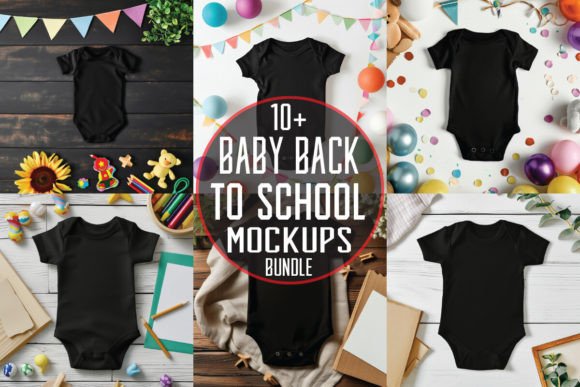 Baby Back To School Graphics for Digital Sellers