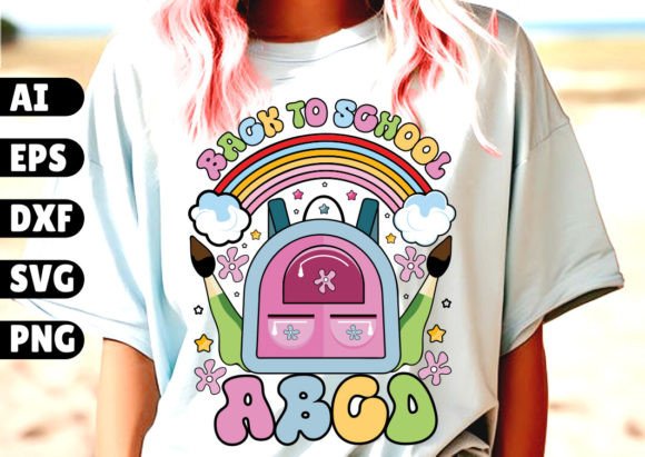 Back to School ABCD T-Shirt Design