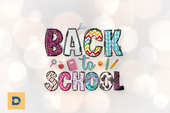 Back to School Cute Sublimation PNG