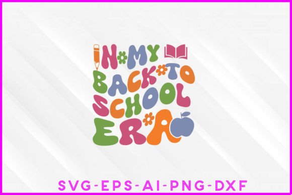 Back to School Groovy Graphics for T-Shirt Designs