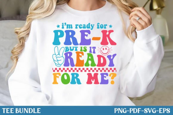 Back to School, Ready for Pre-K Graphics