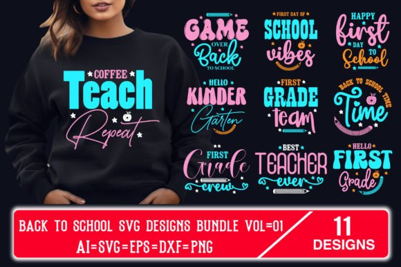 Back to School SVG Designs Bundle Vol 01: A Graphic Designer’s Take