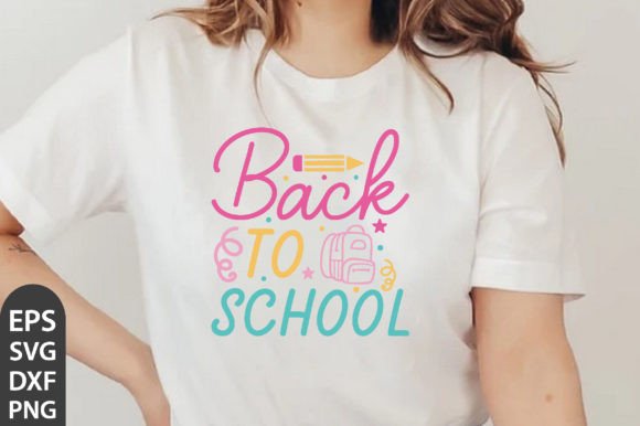 Back to School Svg Png Design for T-Shirt Graphics