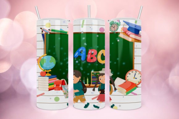Back to School Tumbler Graphics for Branding