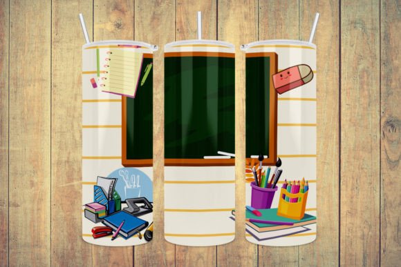 Back to School Tumbler Graphics for Creative Publishers