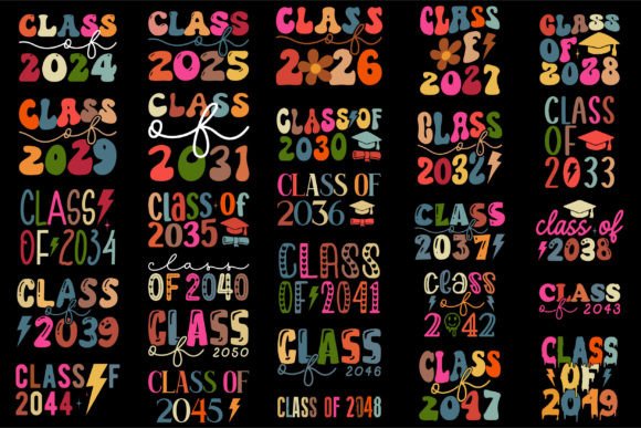 Back to School Year Bundle Graphics for T-Shirt Designs