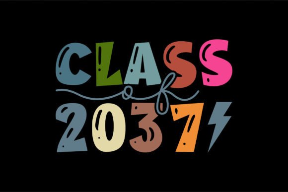 Class of 2037 Graphics for T-Shirt Designs
