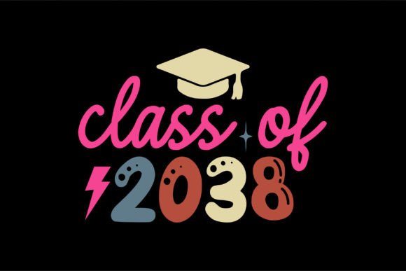 Class of 2038 SVG for T-Shirt Designs and Graphics
