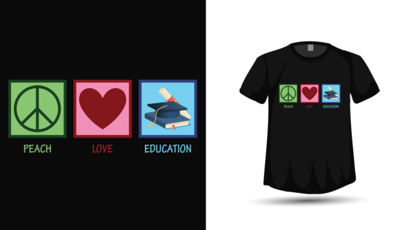Peace Love Education Back to School Graphics